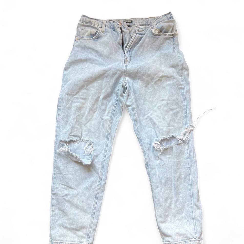 Light Blue Distressed Jeans